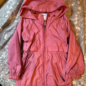 3/$12 Old Navy Kids Rose Hooded Raincoat